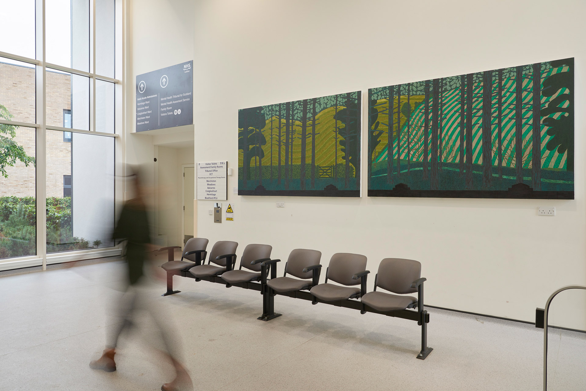 Katie Watson’s A Divided Landscape diptych in the Tonic Arts Collection