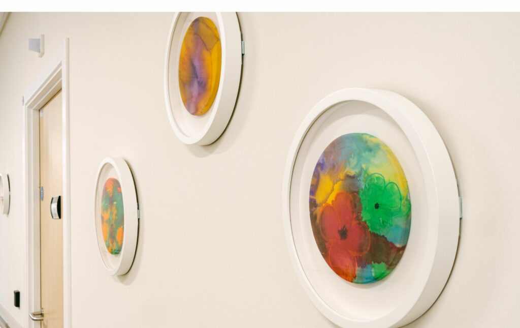 Artworks by Fiona Hermse, East Lothian Community Hospital