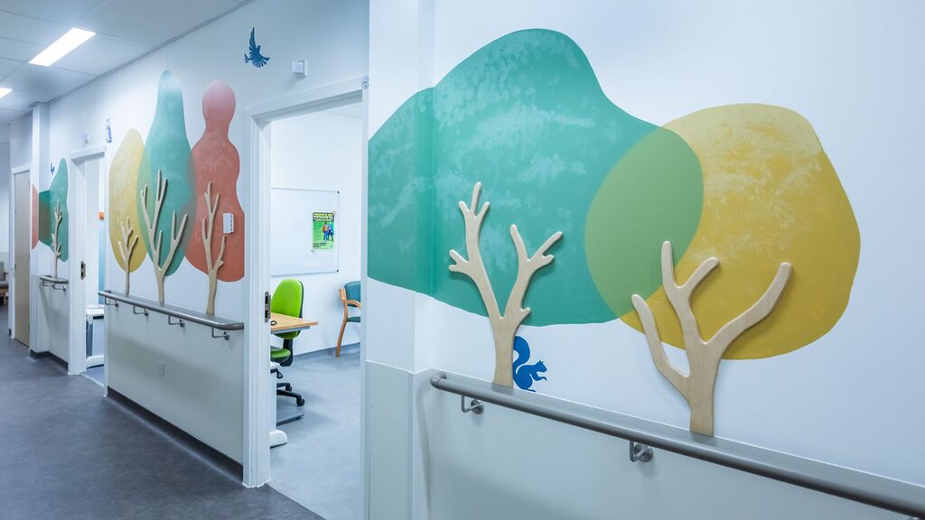 Speech and Language Therapy room at East Lothian Community Hospital