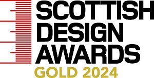 Scottish Design Gold Award Winner Logo 2024