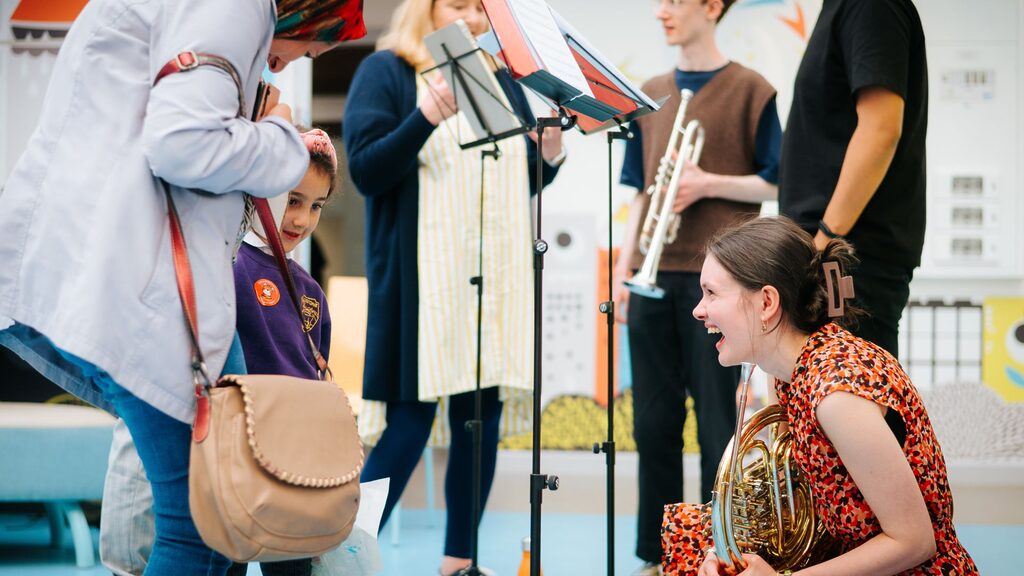 EIF Festival Fridays bring music to children at the Royal Hospital for Children and Young People