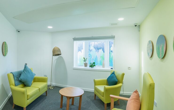 Commissioned artwork at the ESMAC Sycamore Centre by Louise Kirby