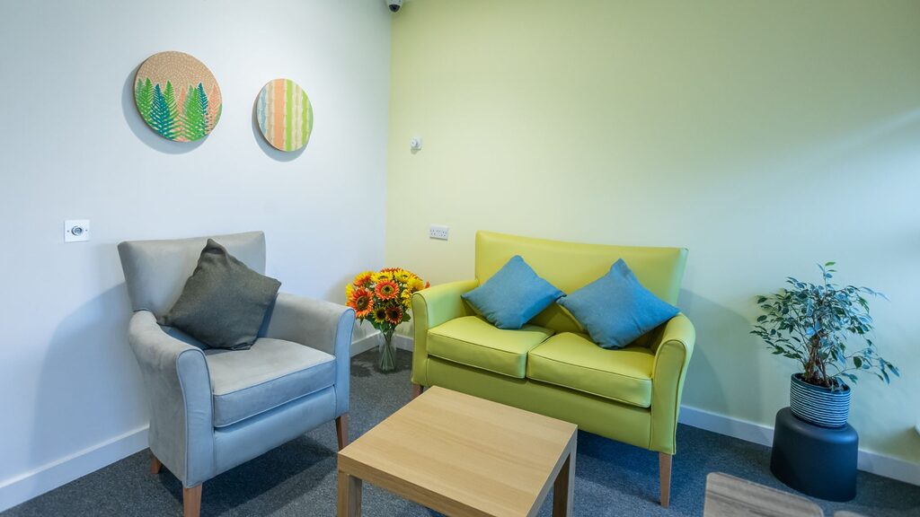 Commissioned artwork at the ESMAC Sycamore Centre by Louise Kirby