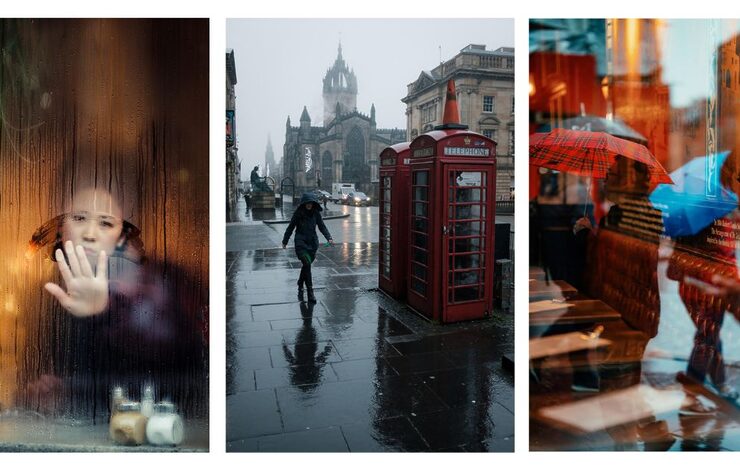Photos of autumn and Spring in Edinburgh by Dr Pete Wands