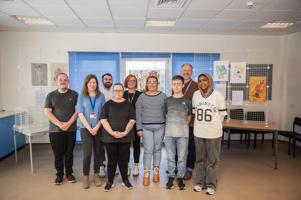 Renal Young Adults with artwork