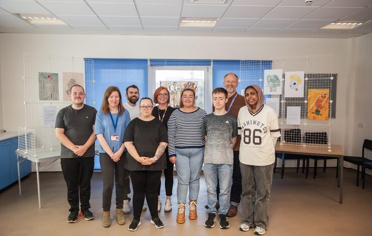 Renal Young Adults with artwork