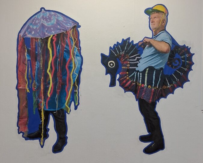 Costume design of jellyfish and seahorse