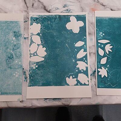 artwork produced by young renal patients at art workshop