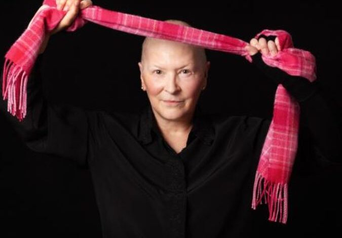 Jackie McCrae BOLD campaign with scarf