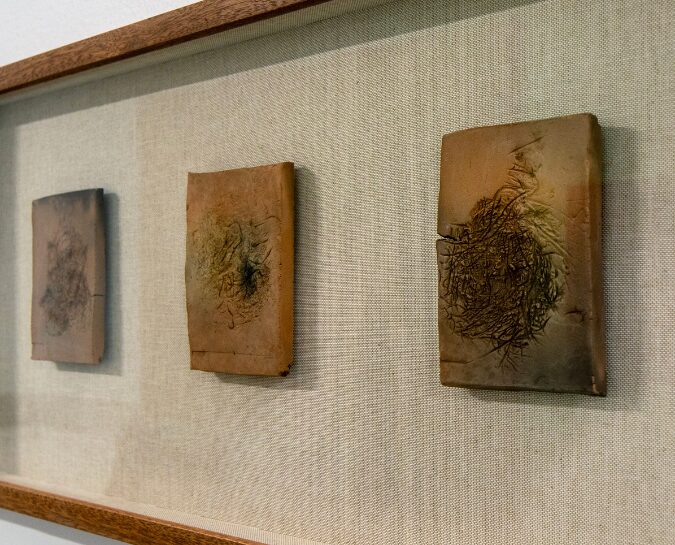 Up close image of Daniele Sambo's artwork